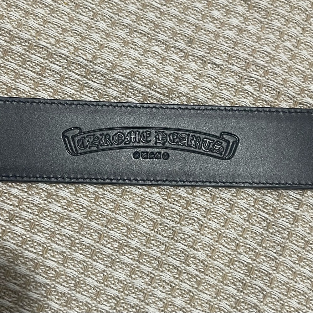 Chrome Hearts Leopard Print Belt with Silver Buckle - Picture 6 of 10